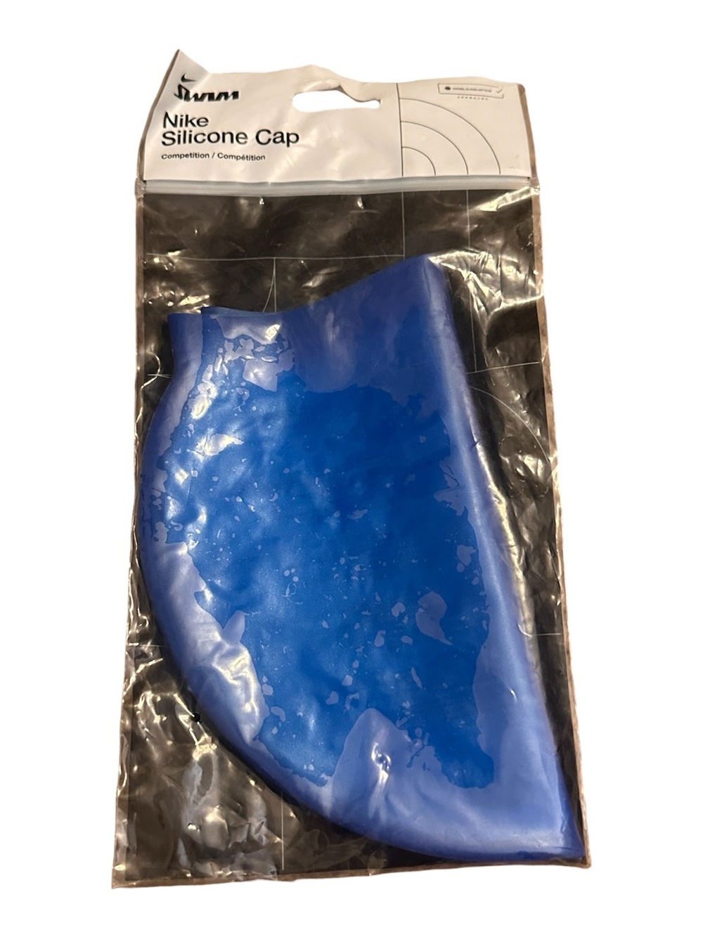 Nike Blue Silicone Cap -NEW